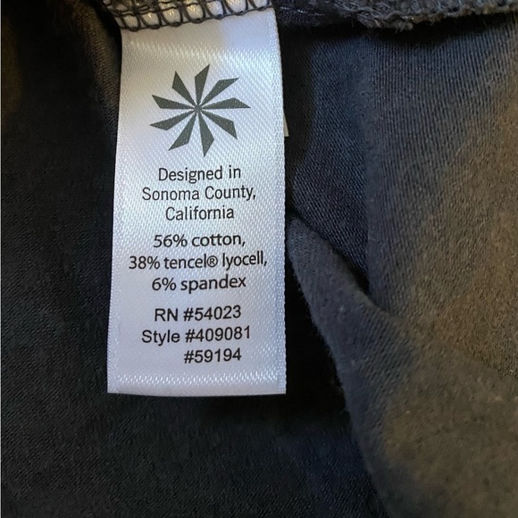 Athleta Leighani Women’s Sleeveless Twist Mini Dress in Dark Gray size medium - Picture 8 of 9